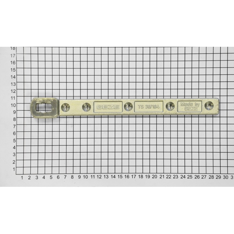Рычаг нижний для GEZE TS500/550 TYPE C для металлических и деревянных дверей, серебристый