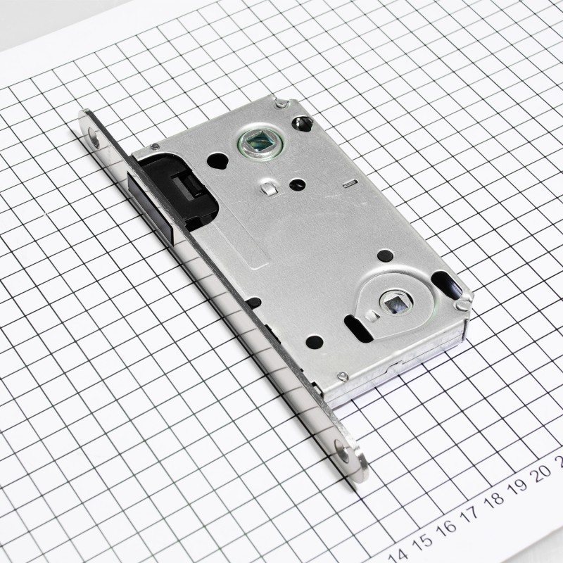 Замок дверной магнитный Doorlock DL442M/WC/50/90/18/SN, межкомнатный, матовый никель