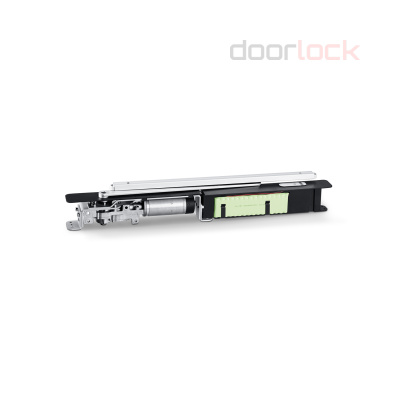 Привод распашной врезной GEZE ECturn Inside со скользящей тягой, серебристый