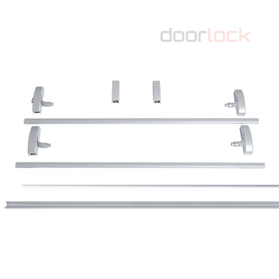 Комплект накладной антипаники dormakaba PHA 2000 на двухстворчатую  дверь