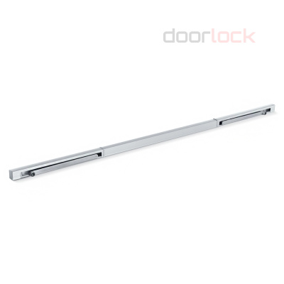 Скользящая тяга ISM для TS3000/TS5000 Al серебристая для 2-х створчатой двери с синхронизацией закрывания (расстояние между петлями 1300-2800 мм)