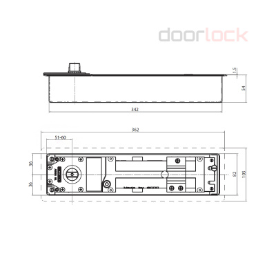 Доводчик GEZE TS550 NV
