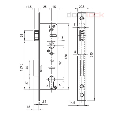 Замок DOORLOCK PL 301